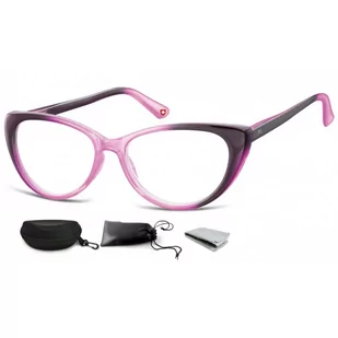 Plusy Okulary Do Czytania Kocie MR64D moc: +2,5 - Okulary korekcyjne, oprawki, szkła - miniaturka - grafika 1