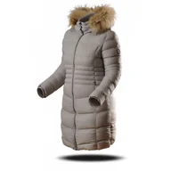 Kurtki i kamizelki sportowe damskie - Płaszcz damski Trimm Dora Rozmiar: XXL / Kolor: jasnoszary - miniaturka - grafika 1