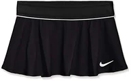 Spódnice - NikeCourt Spódnica tenisowa dla starszych dzieci (dziewczęcy) czarny/biały XL - miniaturka - grafika 1