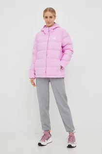 Kurtki damskie - adidas kurtka puchowa damska kolor różowy zimowa - grafika 1
