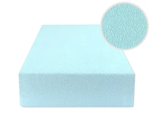 Prześcieradło Z Gumką 160X200 Frotte Jasny Niebieski - Prześcieradła - miniaturka - grafika 1