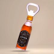 Korkociągi i otwieracze - Magnes Butelka Otwieracz Imienny Whisky 2 - miniaturka - grafika 1