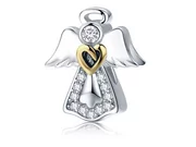 Pandora Valerio.pl Rodowany srebrny charms anioł aniołek angel srebro 925 BEAD51 BEAD51