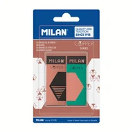 Przybory szkolne - Gumka Nata 320 Copper czarna 2 szt. MILAN - miniaturka - grafika 1