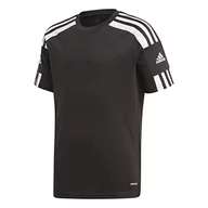 Koszulki dla chłopców - adidas adidas T-shirt chłopięcy Squad 21 Jsy Y czarny czarny/biały 9 Lat Uniquenumber - miniaturka - grafika 1