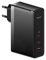 Ładowarki do telefonów - Baseus GaN5 Pro 2xUSB-C + USB, 140W czarna - miniaturka - grafika 1
