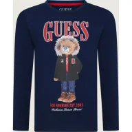 Koszulki dla chłopców - Guess Longsleeve Regular Fit - miniaturka - grafika 1