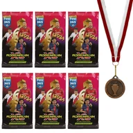 Czasopisma - Zestaw 6X Saszetka Karty PANINI FIFA 365 Adrenalyn XL 2024 + Medal - miniaturka - grafika 1