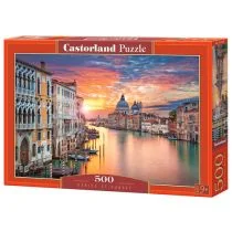 Castorland 500 Elementów, Zachód słońca w Wenecji WZCSTT0UI052479 - Puzzle - miniaturka - grafika 2