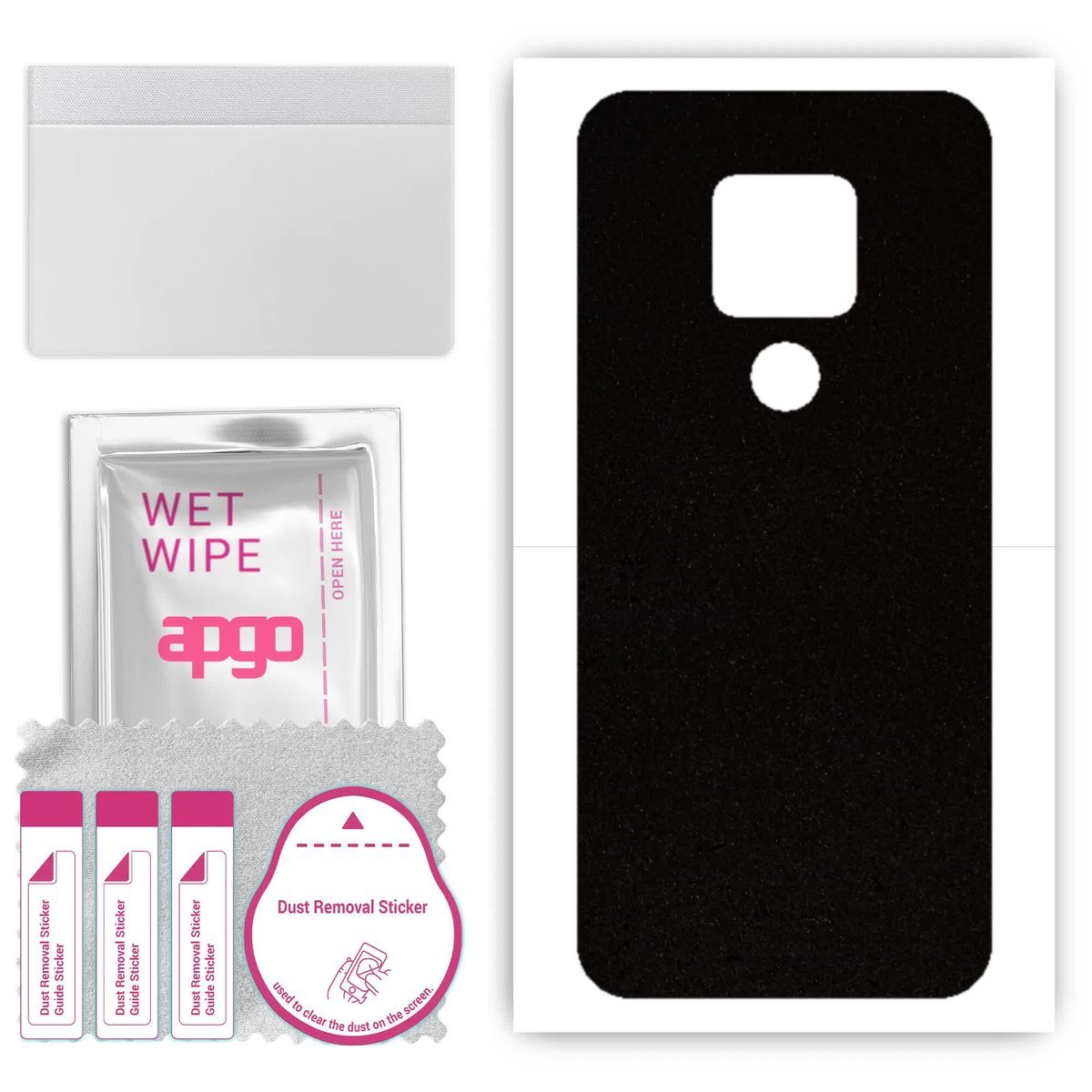 Folia naklejka skórka strukturalna na TYŁ Zamsz do Cubot P30 - Zamsz Czarny - apgo SKINS