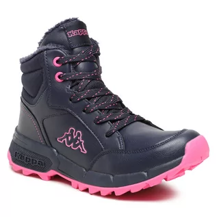 Buty dla dziewczynek - Kozaki Kappa 260904T Navy/Pink 6722 - grafika 1