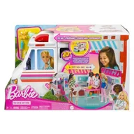 Domki dla lalek - Mattel, Zestaw Barbie Karetka mobilna klinika - miniaturka - grafika 1