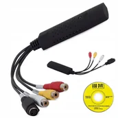 Inne akcesoria audio-wideo - Zgrywanie Sygnału Vhs Na Pc Usb Video Grabber Av - miniaturka - grafika 1