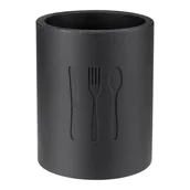 Pojemniki kuchenne - Przybornik na akcesoria kuchenne SANDY S czarny pojemnik na akcesoria - miniaturka - grafika 1