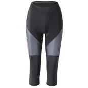 Spodenki rowerowe - Spodnie rowerowe KROSS Lea (rozmiar XS) Czarno-srebrny - miniaturka - grafika 1