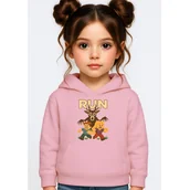 Bluzy dla dziewczynek - BLUZA DZIECIĘCA Z KAPTUREM 99 NOCY W LESIE ROBLOX 104 PREZENT - miniaturka - grafika 1