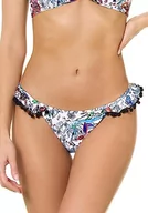 Stroje kąpielowe - goldenpoint Bikini damski kostium kąpielowy, niski krój, slipy Island Resort, wielokolorowa, M - miniaturka - grafika 1