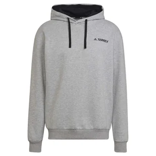 Męska Bluza ADIDAS TX LOGO HOODY H50936 – Szary - Bluzy sportowe męskie - miniaturka - grafika 1