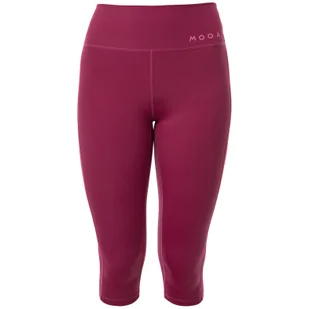 Legginsy damskie 3/4 MOOA Jasmit Rozmiar: S / Kolor: bordowy - Spodnie sportowe damskie - miniaturka - grafika 1