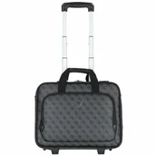 Walizki - Guess Vezzola 2 kółka Walizka biznesowy 42 cm Komora na laptopa coal - miniaturka - grafika 1