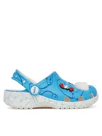 Buty dla chłopców - Crocs Klapki Smurfs Classic Clog 210821 Kolorowy - miniaturka - grafika 1