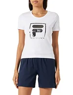Koszulki i topy damskie - FILA Damska koszulka z logo Swansea, jasna biel, L, Bright White, L - miniaturka - grafika 1