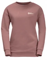Bluzy damskie - Jack Wolfskin Essential Crewneck W 1710132-3068 Różowe L - miniaturka - grafika 1
