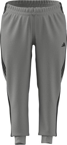 adidas Damskie spodnie golfowe Essentials z 3 paskami polarowe (duże rozmiary)
