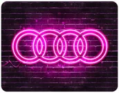Podkładki pod mysz - PODKŁADKA POD MYSZKĘ AUDI Z IMIENIEM 23x19CM DO LAPTOPA - miniaturka - grafika 1