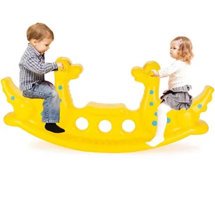 Woopie WOOPIE Bujak Wieloosobowy Dino Huśtawka Równoważna Żółta 30791 - Zabawki na biegunach Woopie WOOPIE Bujak Wieloosobowy Dino Huśtawka Równoważna Żółta 30791 - Zabawki na biegunach - miniaturka - grafika 2