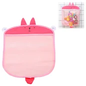 Zabawki do kąpieli - Siatka na zabawki kąpielowe różowa - miniaturka - grafika 1