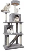 Drapaki dla kotów - Wielofunkcyjny drapak dla kotów 65x50x161cm z legowiskami i altanką - miniaturka - grafika 1