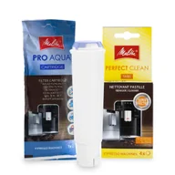 Akcesoria i części do ekspresów do kawy - Zestaw MELITTA filtr Claris Pro Aqua, Tabletki Czyszczące Perfect Clean 4szt - miniaturka - grafika 1