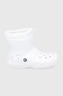 Crocs Śniegowce kolor biały - Śniegowce damskie - miniaturka - grafika 1