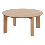 Ławy i stoliki kawowe - Stolik z fornirem dębowym Actona Maxime, ø 90 cm - miniaturka - grafika 1