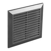 Kratki wentylacyjne - Kratka wentylacyjna 14 x 14 cm czarna EQUATION 5901171280787 - miniaturka - grafika 1