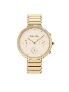 Zegarek Calvin Klein Zegarek 25200284 Złoty - Zegarki męskie - miniaturka - grafika 1