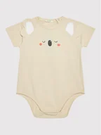 Body dla niemowląt - United Colors Of Benetton Body dziecięce 3P4ZAB001 Beżowy Regular Fit - miniaturka - grafika 1