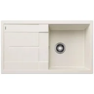 Zlewozmywaki - Zlewozmywak granitowy BLANCO Metra 5 S Silgranit Delikatny biały 527110 - miniaturka - grafika 1