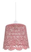 Lampy sufitowe - Candellux Lampa wisząca Nonna 1x60W Różowy (31-38487) - miniaturka - grafika 1
