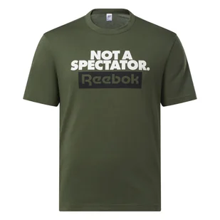 Męska Koszulka z krótkim rękawem REEBOK GS SPECTATOR SS 100037016 – Zielony - Koszulki męskie - miniaturka - grafika 1