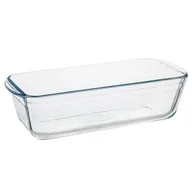 Formy do ciast - Keksówka Limpo szklana 28 x 11,5 x 5,5 cm transparentny - miniaturka - grafika 1