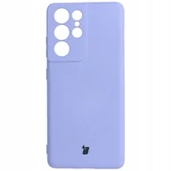 Etui i futerały do telefonów - Bizon Etui Case Silicone Galaxy S21 Ultra jasnofioletowe BCSGALS21ULPU - miniaturka - grafika 1