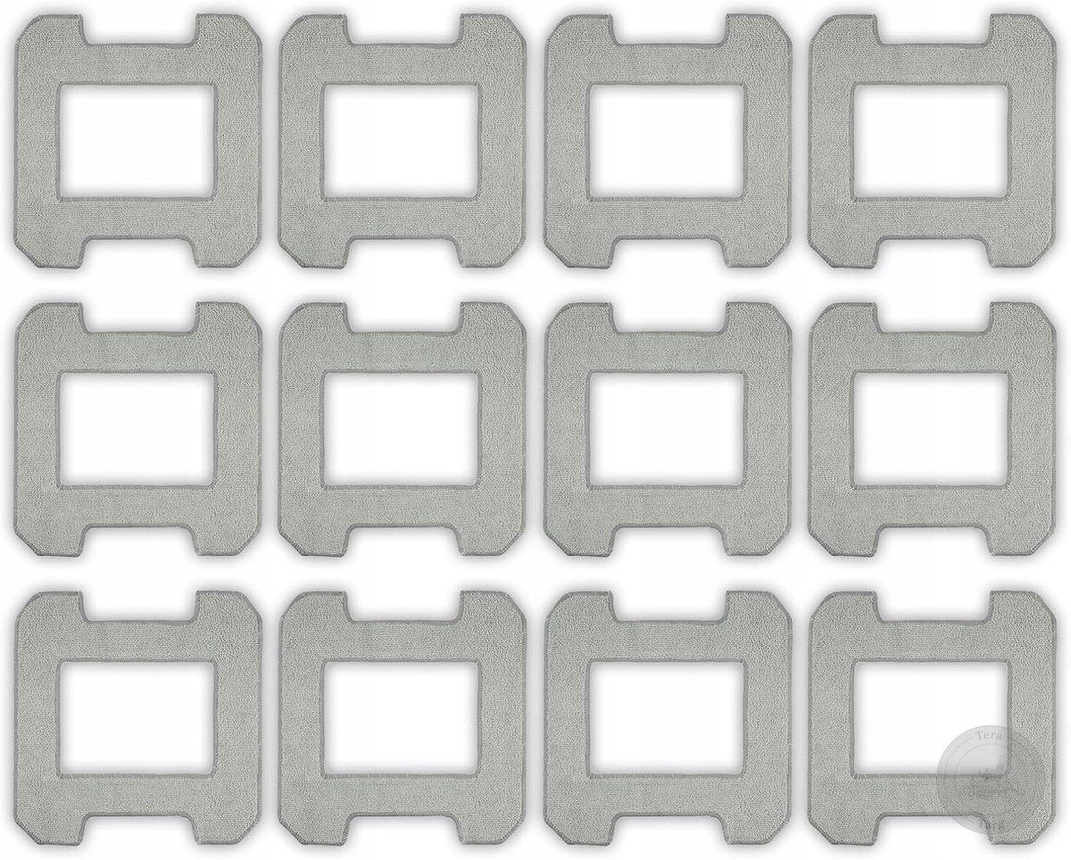 (12 SZTUK) W2 WYMIENNE POKROWCE NA WYCIERACZKI DO ECOVACS WINBOT W2 PRO