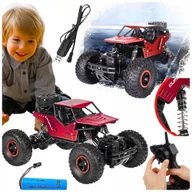 Zabawki zdalnie sterowane - SAMOCHÓD ZDALNIE STEROWANY NA AKUMULATOR TERENOWY RC AUTO 4x4 DZIEŃ DZIECKA - miniaturka - grafika 1