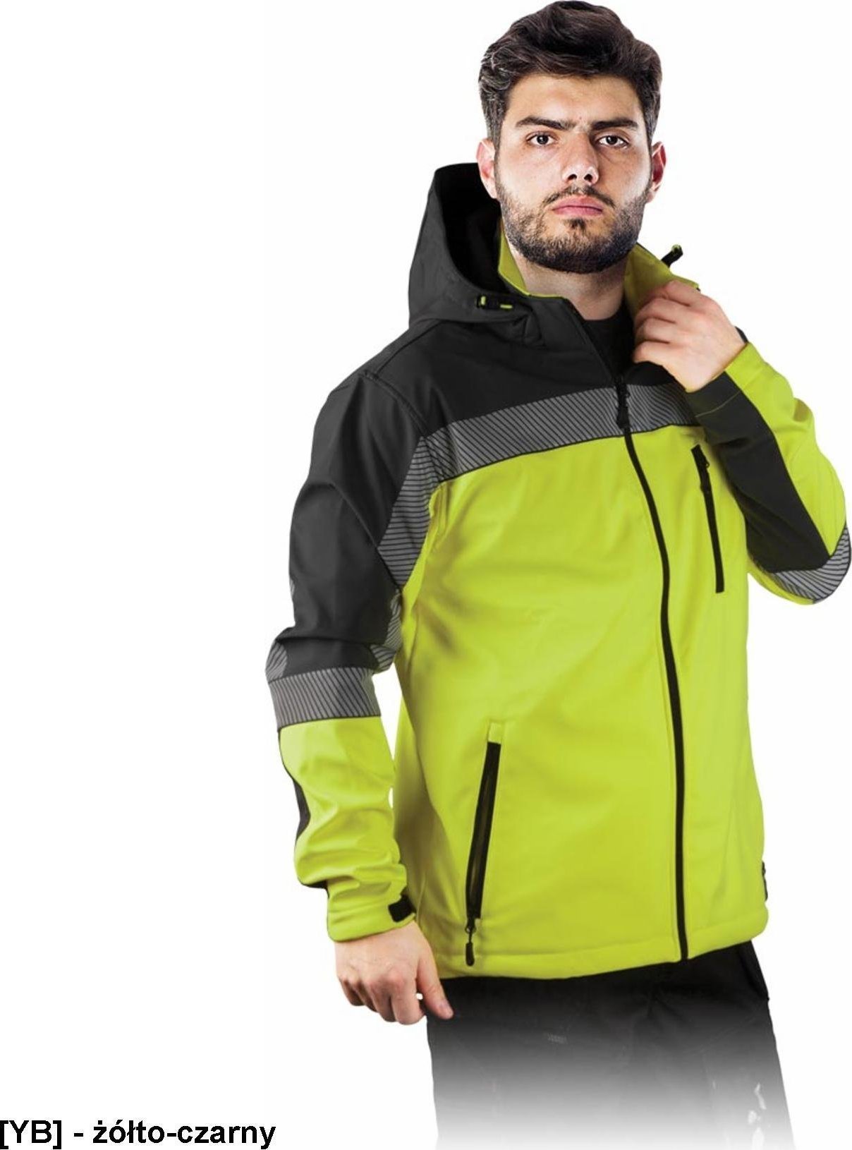 Leber&Hollman LH-PIROL Kurtka ochronna z materiału SOFTSHELL M