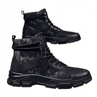 Buty trekkingowe męskie - Buty Trekkingowe Taktyczne Wojskowe Militarne Wodoodporne Całoroczne 43 - miniaturka - grafika 1