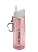 Shakery i bidony sportowe - Lifestraw Go Butelka Z Filtrem 0,65 L - Coral - miniaturka - grafika 1