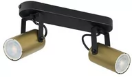 Lampy sufitowe - Nowoczesna lampa sufitowa REDO 2798 czarno-złota 2xGU10 - miniaturka - grafika 1