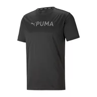 Koszulki sportowe damskie - Koszulka fitness męska PUMA Fit Logo Cf Graphic - miniaturka - grafika 1